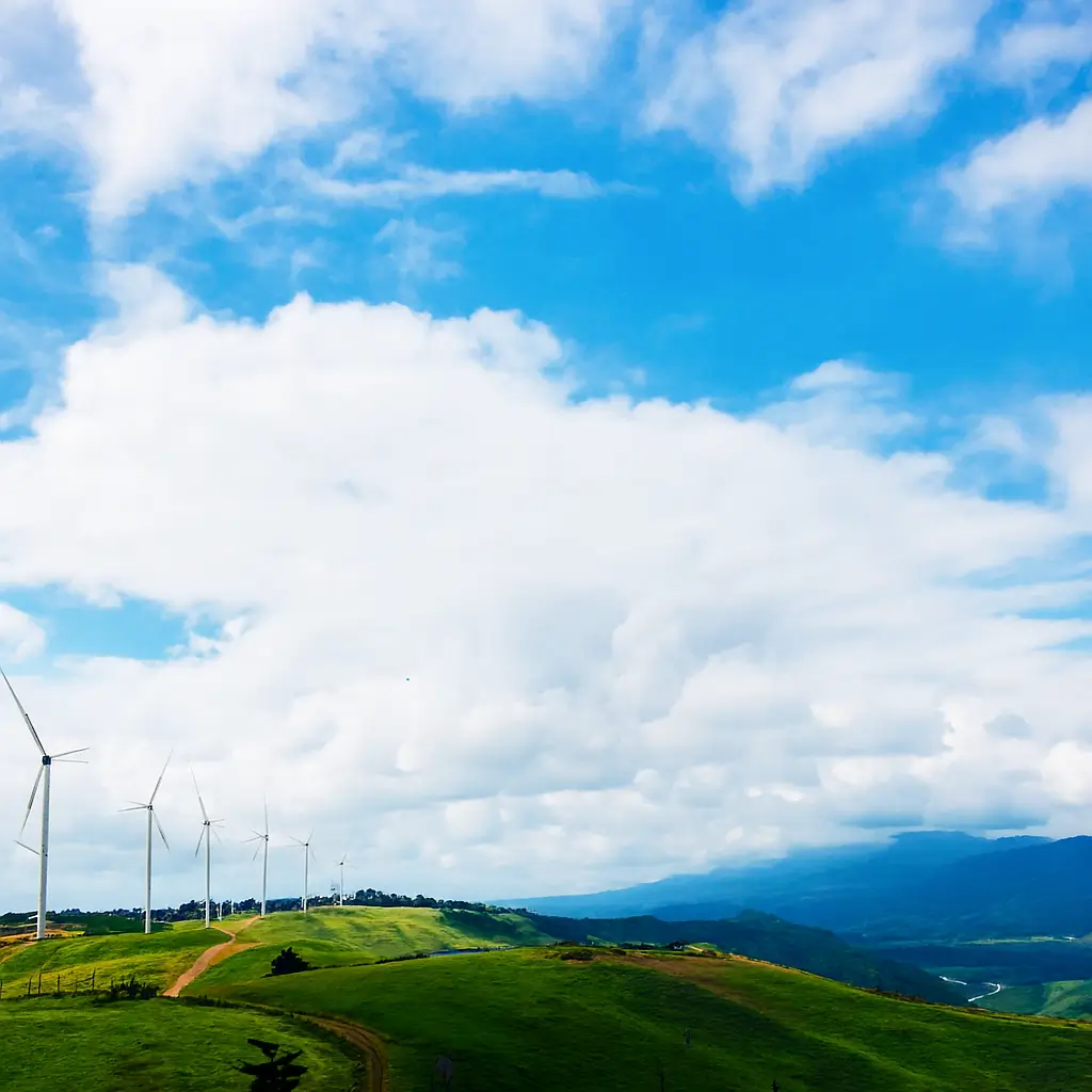 ภาพกังหันลมที่เขาค้อ สัญลักษณ์การท่องเที่ยวเพชรบูรณ์